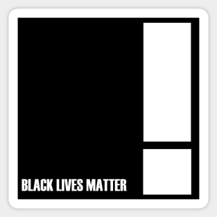 exclamation point, BLM Sticker